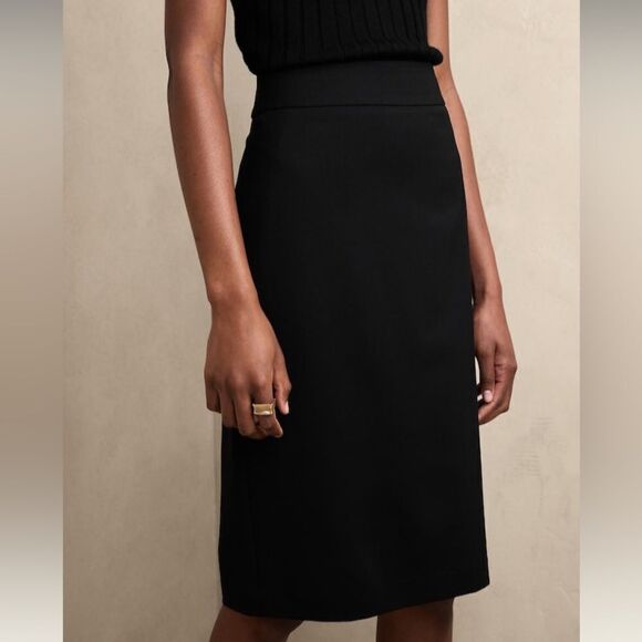 NWT! Banana Republic Navy Siena Wool Pencil Skirt - Multiple Sizes🦩 - Picture 4 of 7